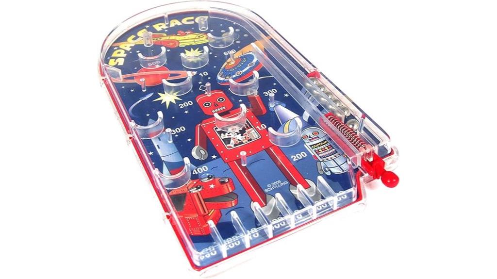 space themed pinball game