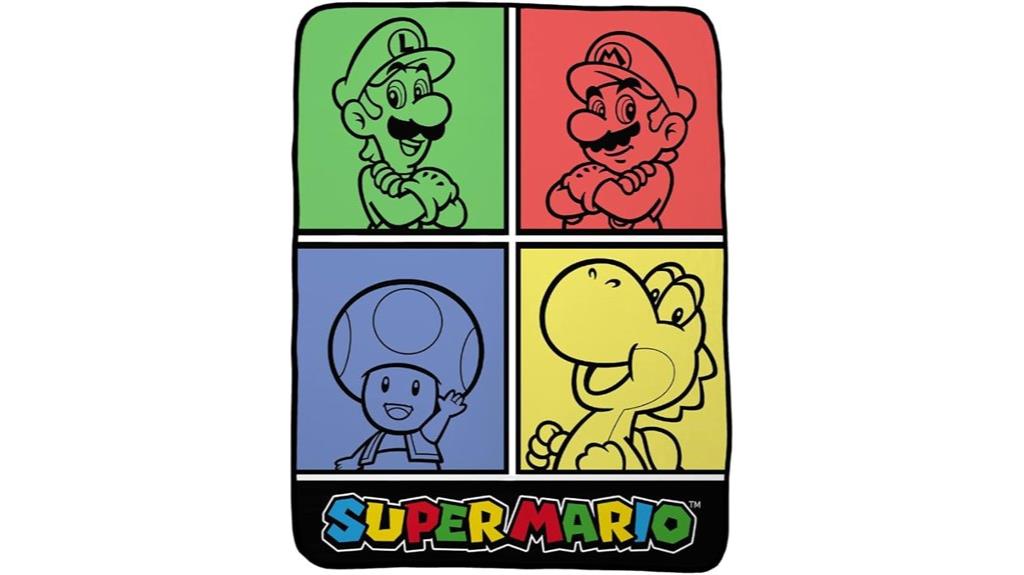 super mario raschel throw