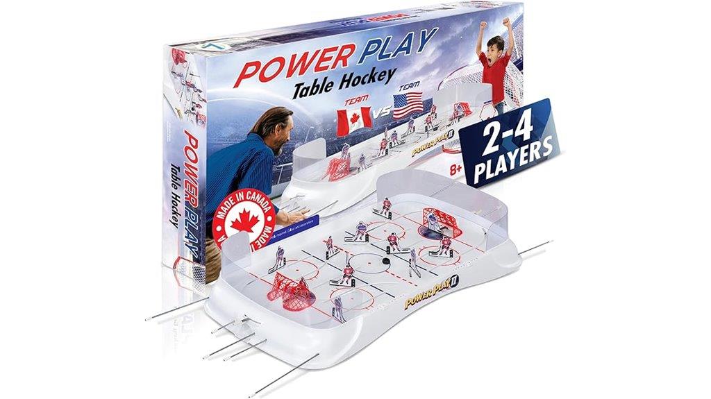 table hockey game dimensions