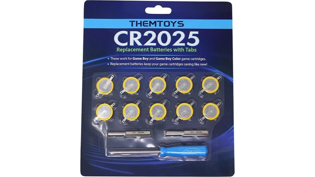 ten pack cr2025 batteries