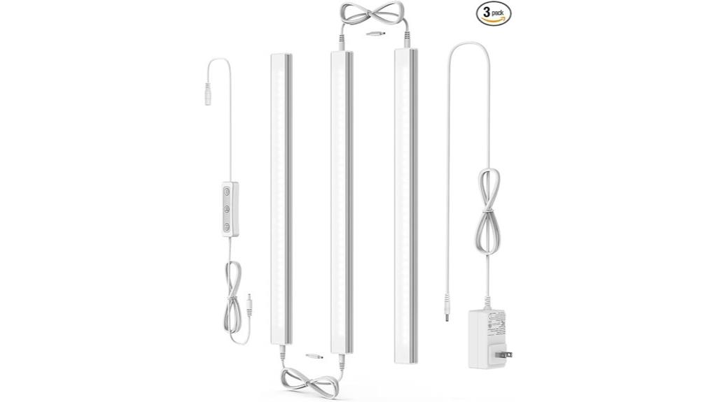 three pack under cabinet lighting