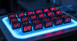 top arcade voltage meters