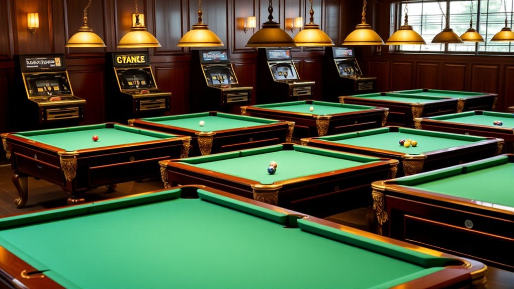 top coin operated pool tables