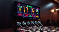 top electronic dart scoreboards