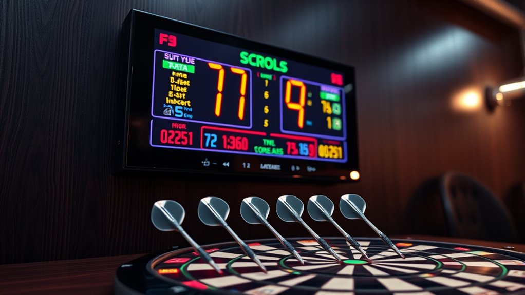 top electronic dart scoreboards