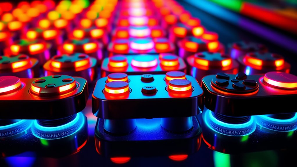 top led arcade controllers