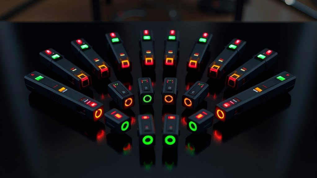 top light gun sensors