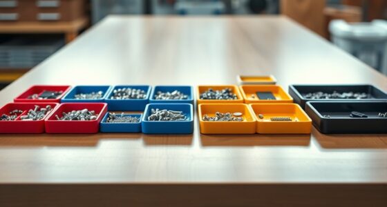 top magnetic parts trays