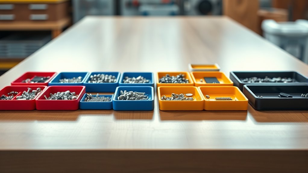 top magnetic parts trays