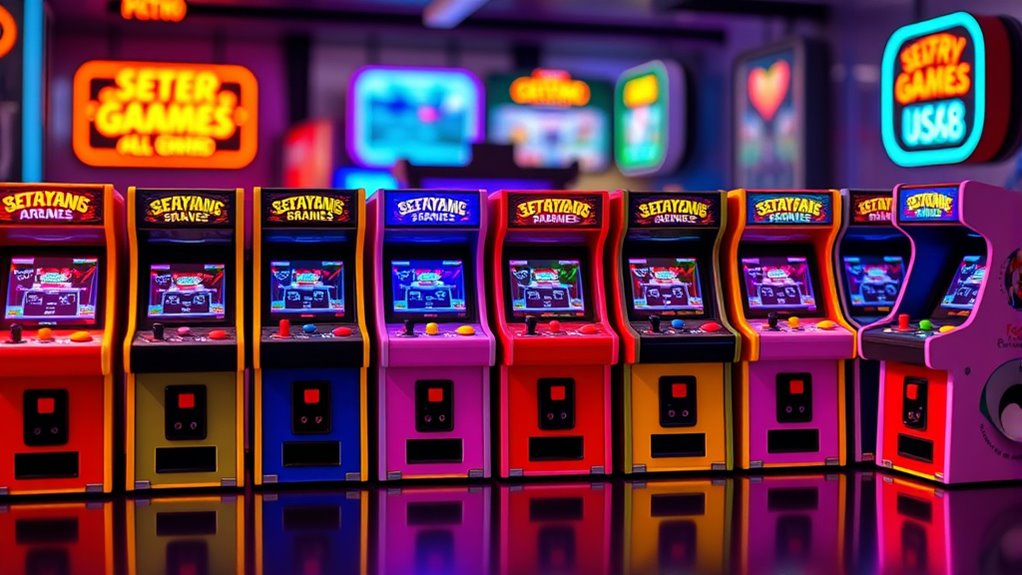 top mini retro arcade games
