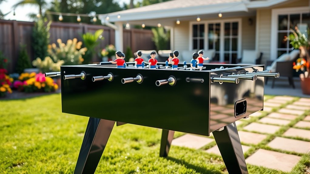 top outdoor foosball tables