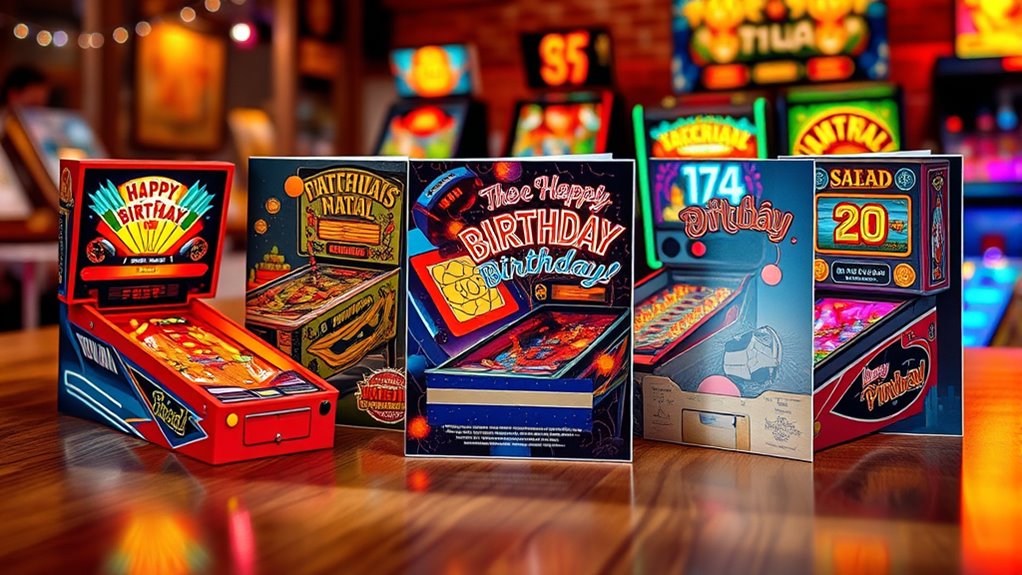 top pinball birthday card collection