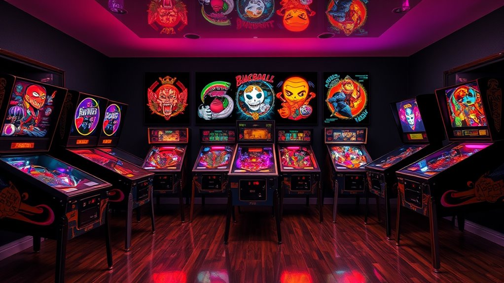 top pinball canvas art