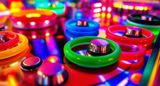top pinball rubber ring guides