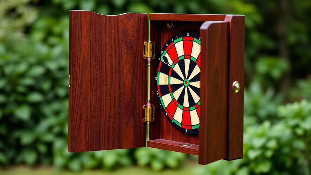 top portable dartboard storage