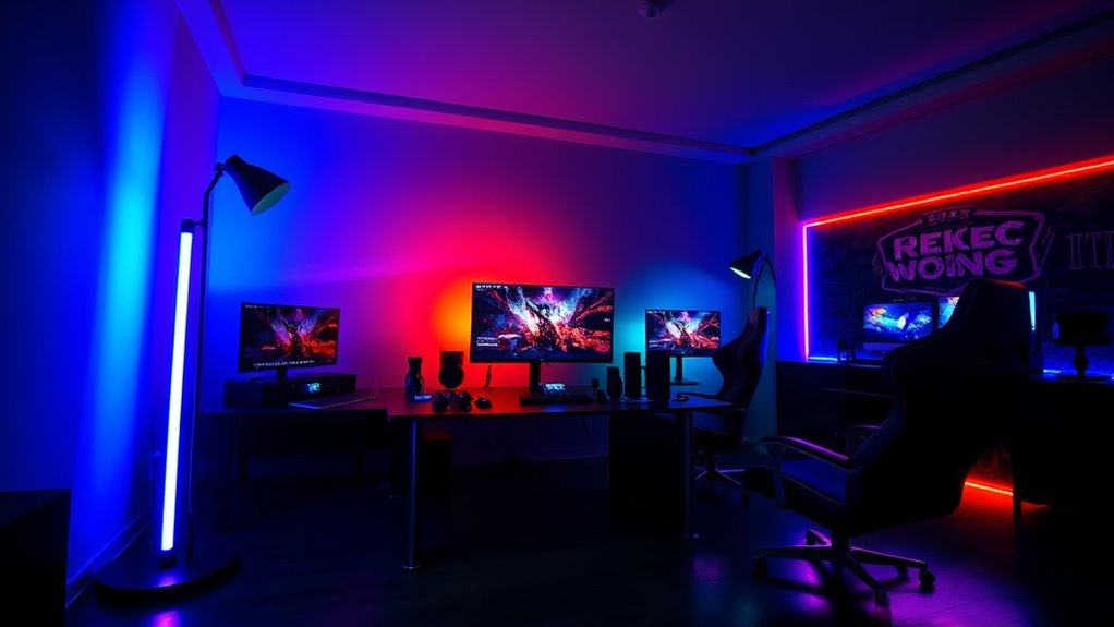 top rgb gaming floor lamps