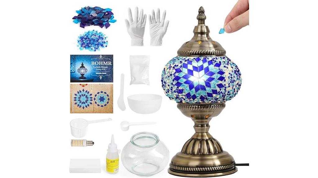 turkish mosaic lamp kit