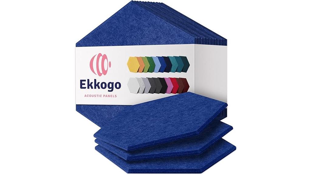 twelve acoustic wall panels