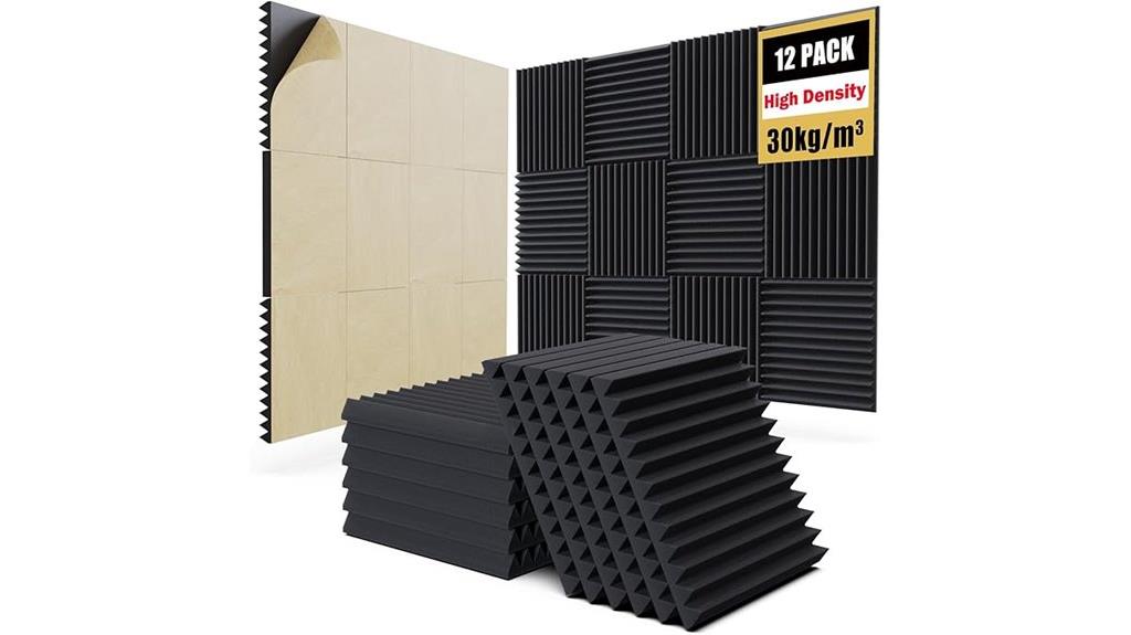 twelve pack soundproof panels