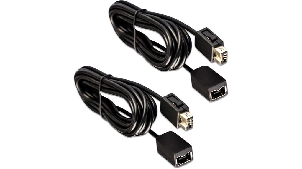 two 10ft controller extensions