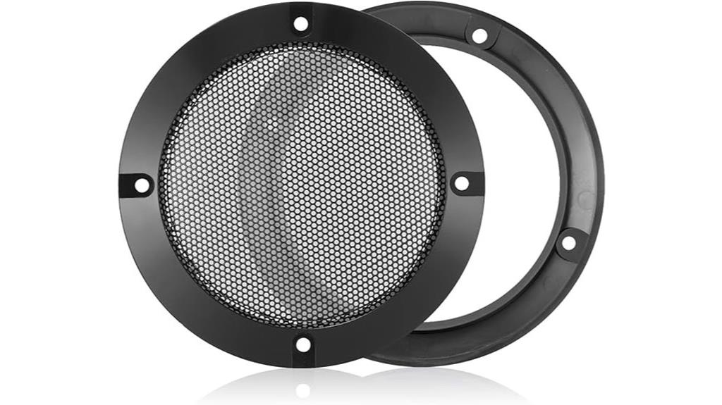 two speaker grill set