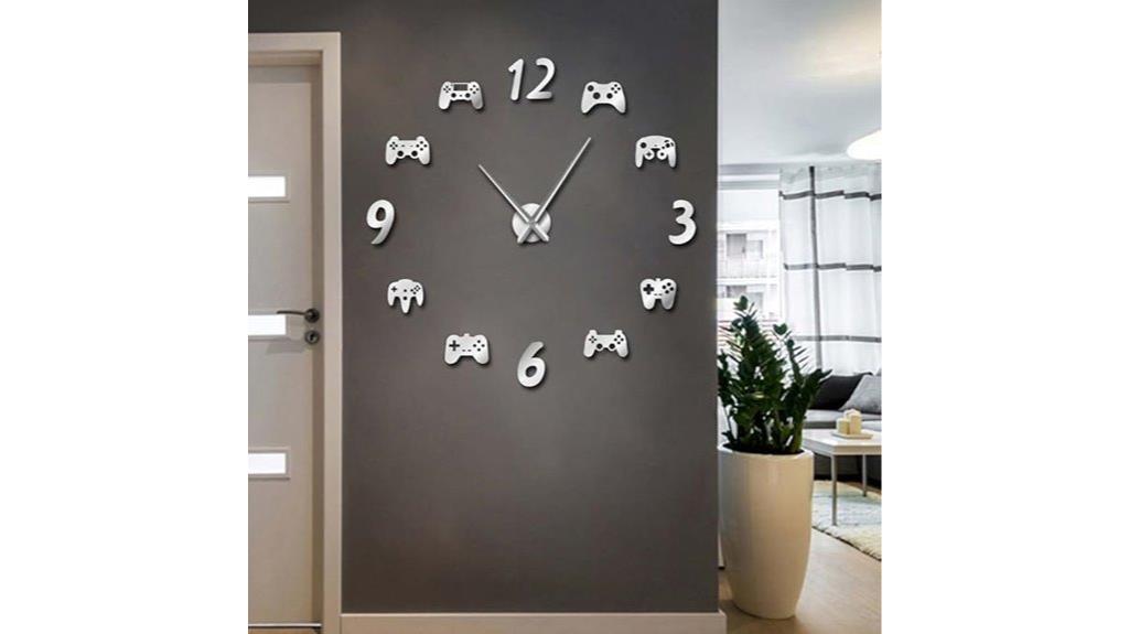 video game controller wall clock