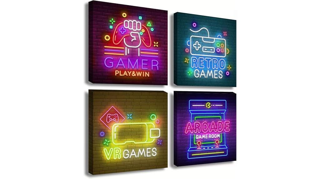 video gaming wall art