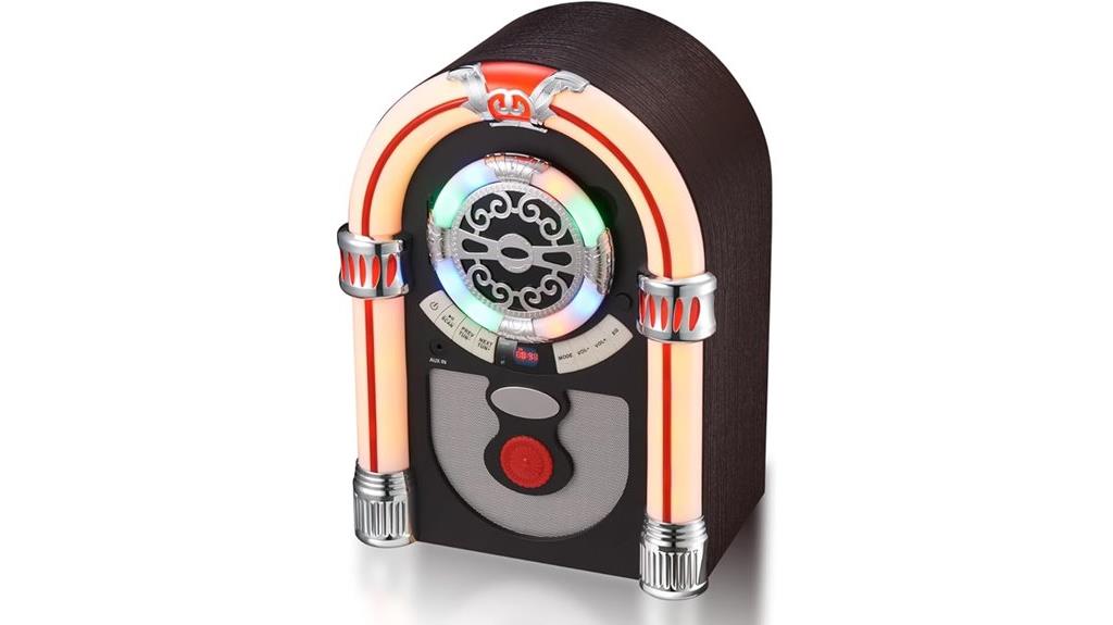 vintage bluetooth jukebox speaker