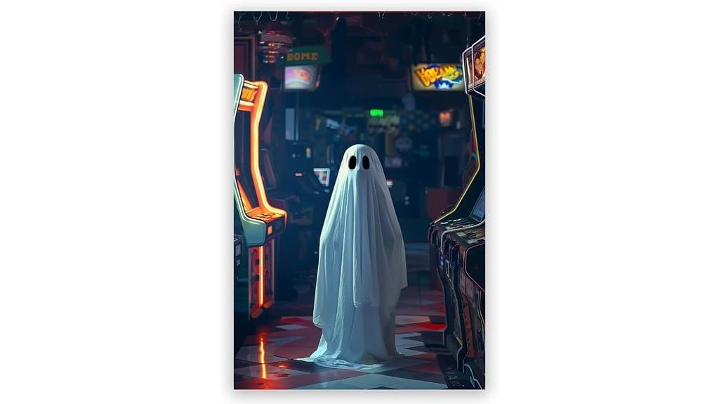 vintage ghost face art