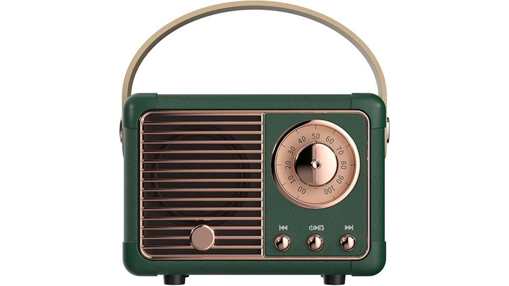 vintage portable bluetooth speaker