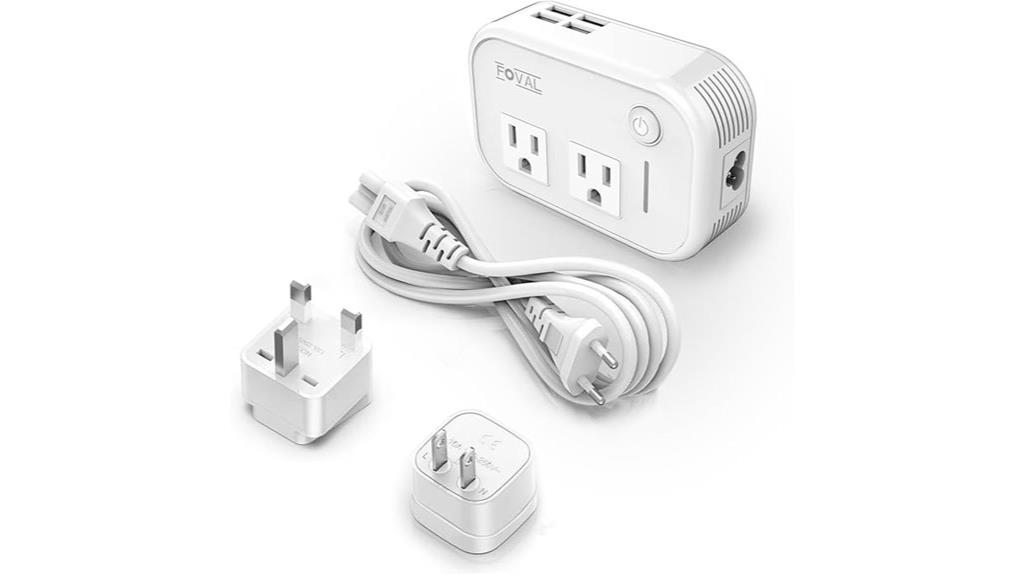 voltage converter for travel