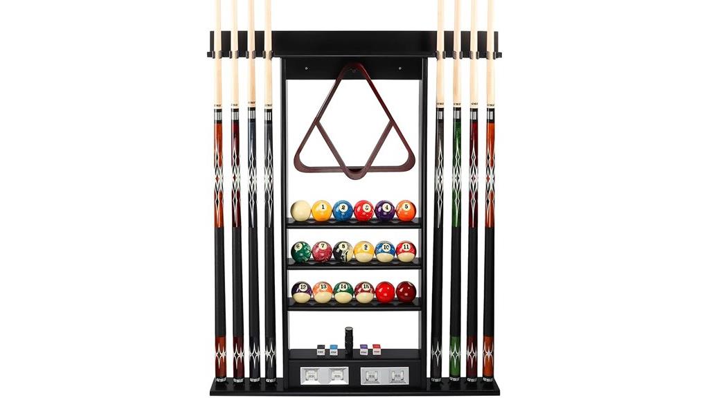 wall mount rack with score counter