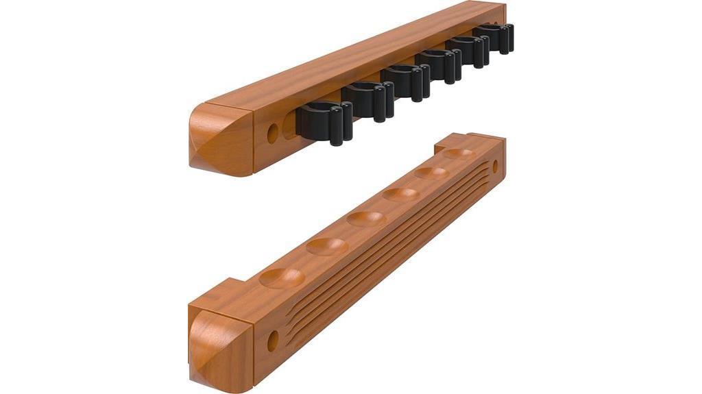 wall mounted cue rack