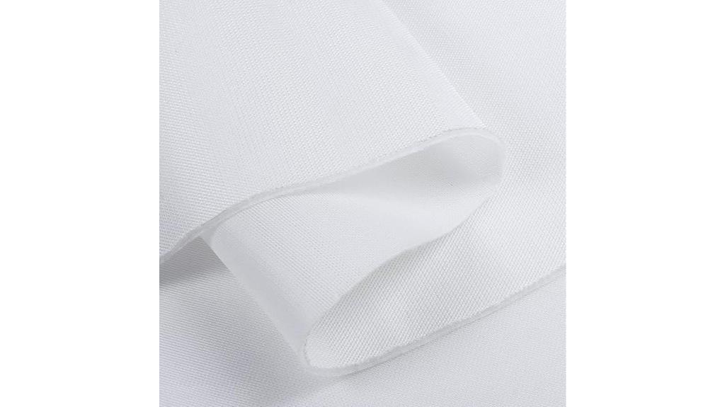 white speaker grill cloth