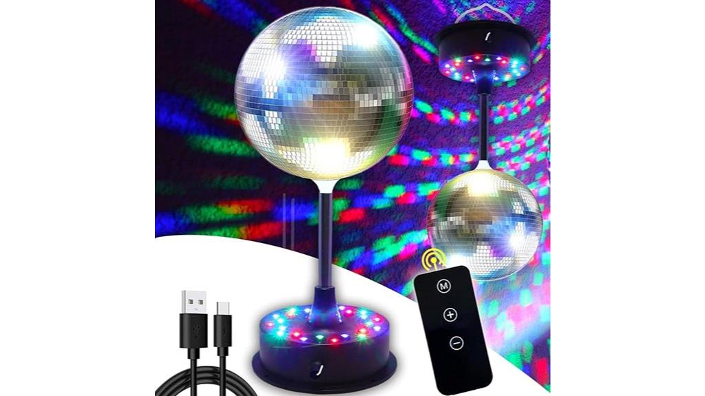 wireless rgb disco ball