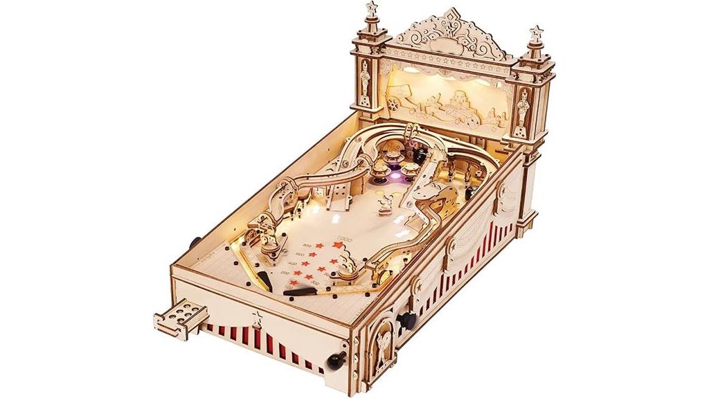 wooden 3d pinball puzzle