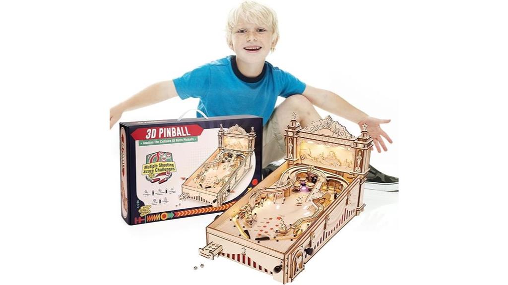 wooden pinball puzzle