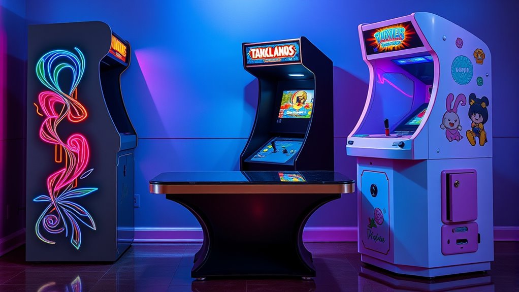arcade cabinet types overview