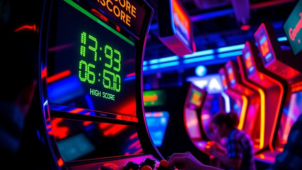 arcade high score competition