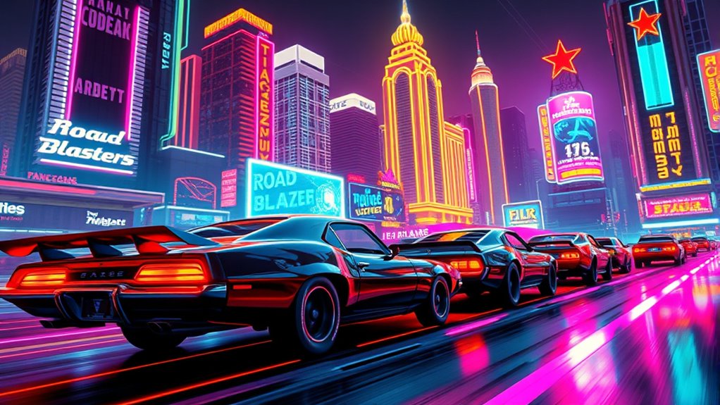 arcade racing shooter