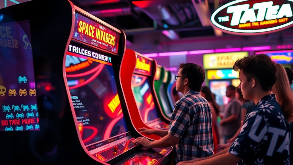 classic arcade game influence