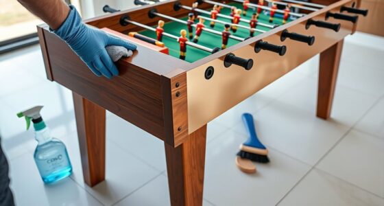 clean maintain tables regularly