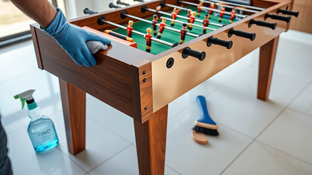 clean maintain tables regularly