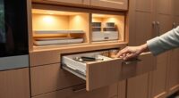 comfortable accessible cabinet design