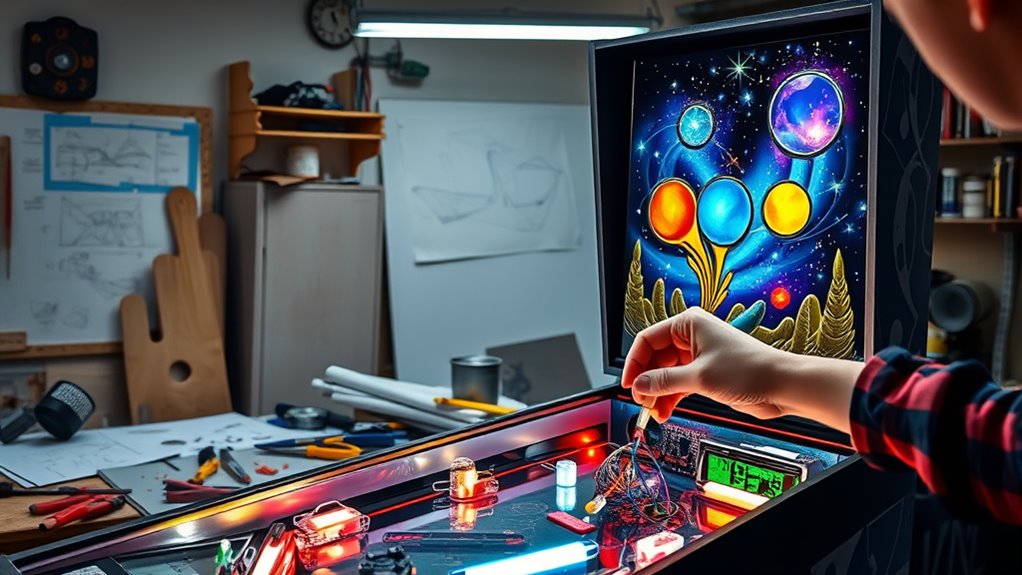 create custom pinball machines