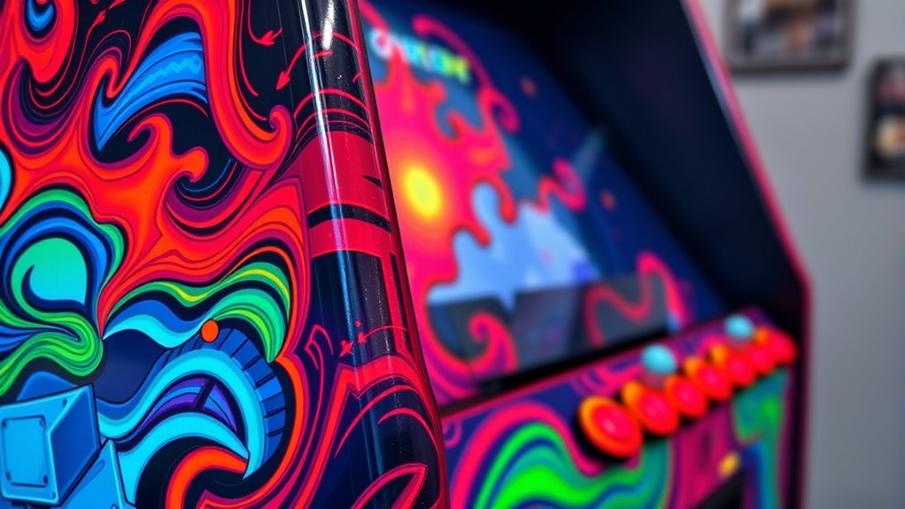 custom monitor and sticker design