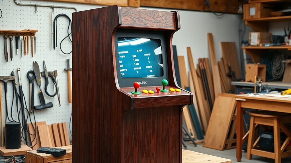 diy arcade cabinet construction