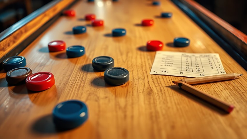 evolution of shuffleboard equipment