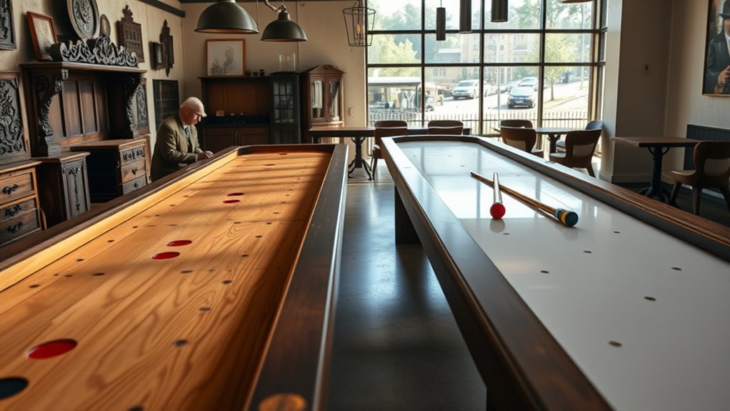evolution of shuffleboard technology