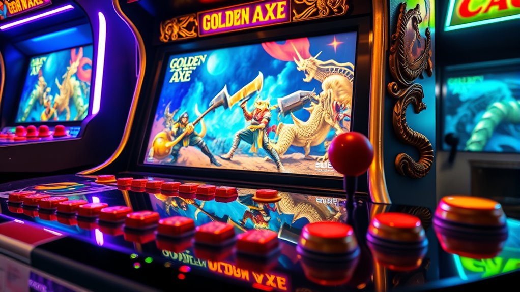 fantasy themed arcade game